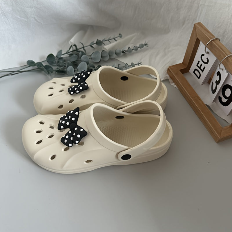 Women's EVA Mules Lightweight Breathable Slip-On Clogs All-Season Solid Color