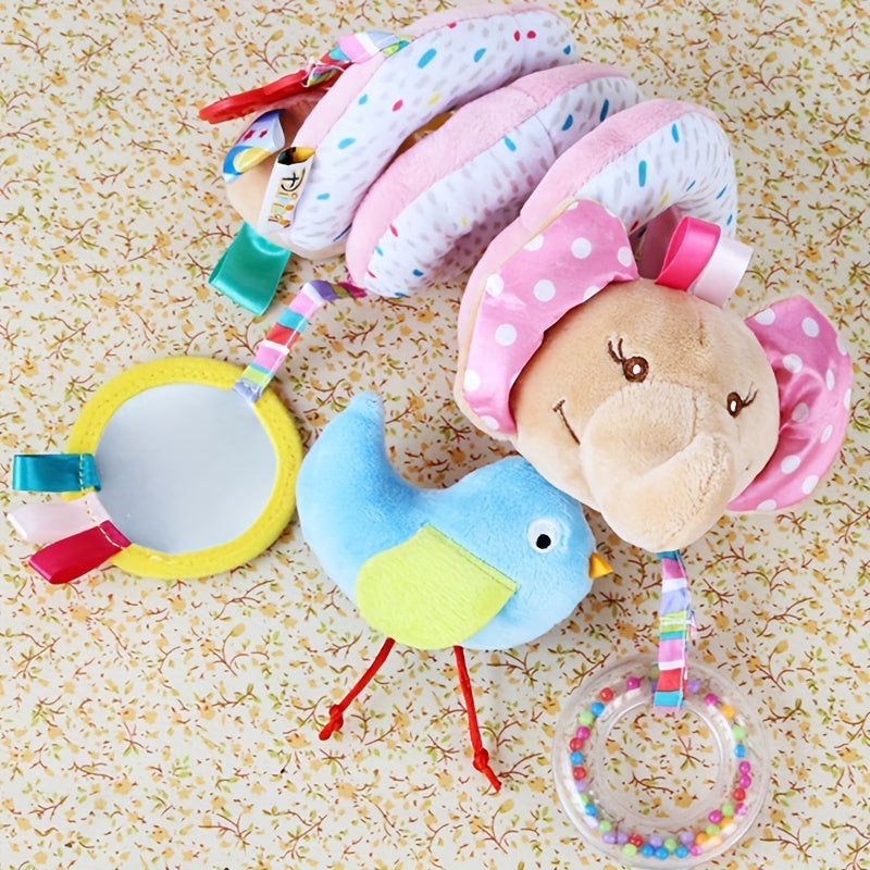 Funda para cama de animales con espejo de campana y colgante para mascotas pequeñas