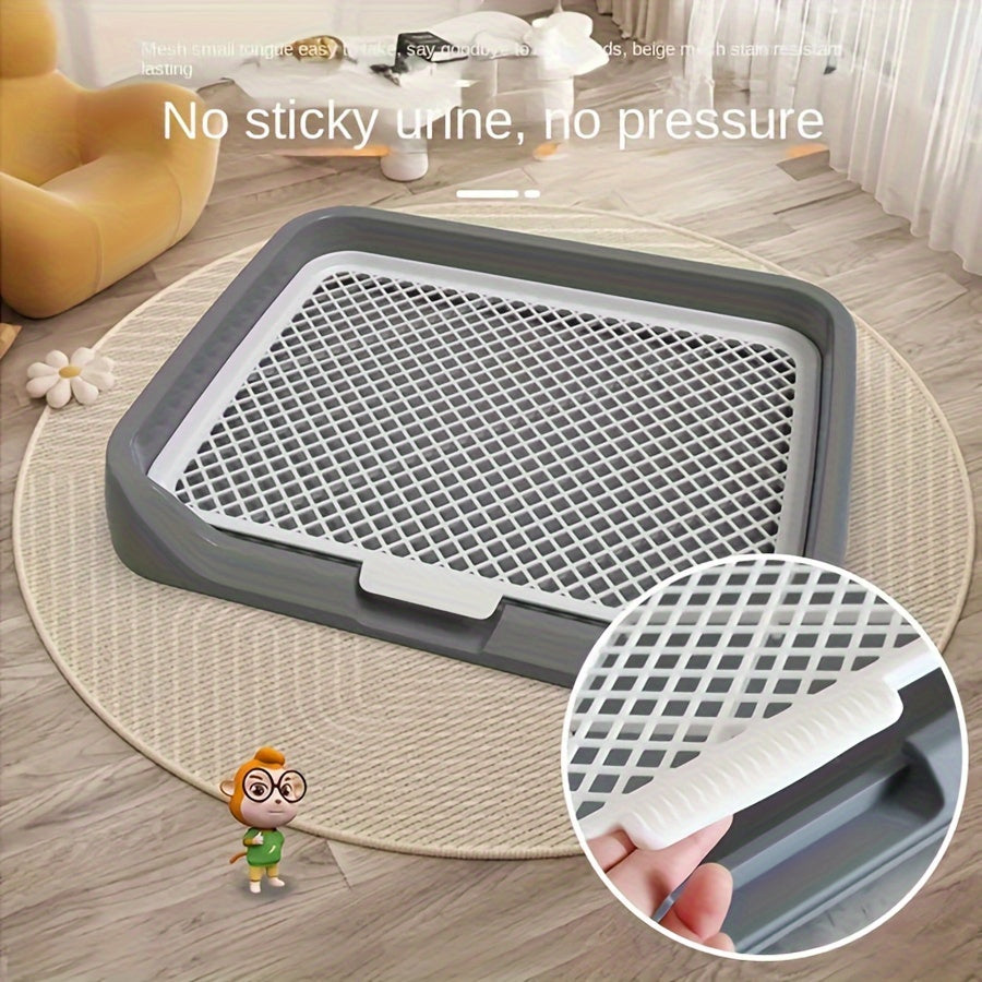 Dog Toilet for Small and Medium Breeds Leak-Proof Easy-to-Clean PC Material