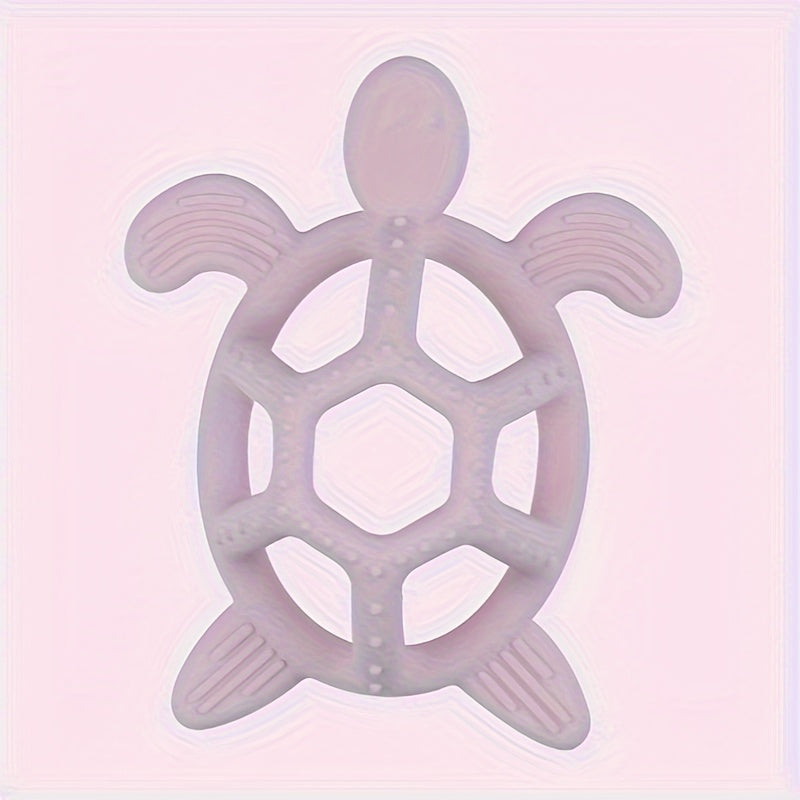 Cute Turtle Silicone Teething Toy for Babies BPA-Free Soothing Gums
