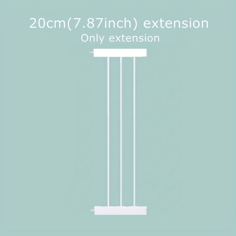 Steel Dog Gate for Doorways and Stairs Auto Close Walk Thru Indoor Outdoor