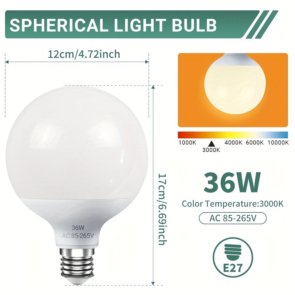 G40 LED Ванитюрная Глобальная Лампа E26 Не диммируемая для внутреннего использования Мягкий белый 12W 18W 24W 36W