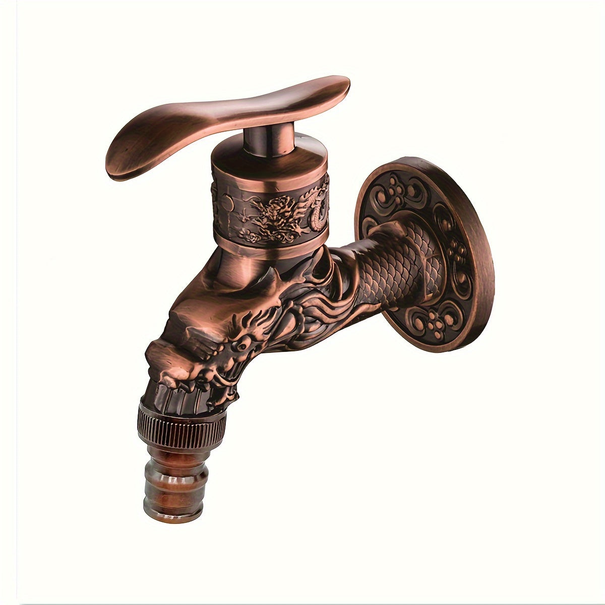 Bronze Retro Wall-Mounted Cold Faucet for Kitchen Bathroom Garden