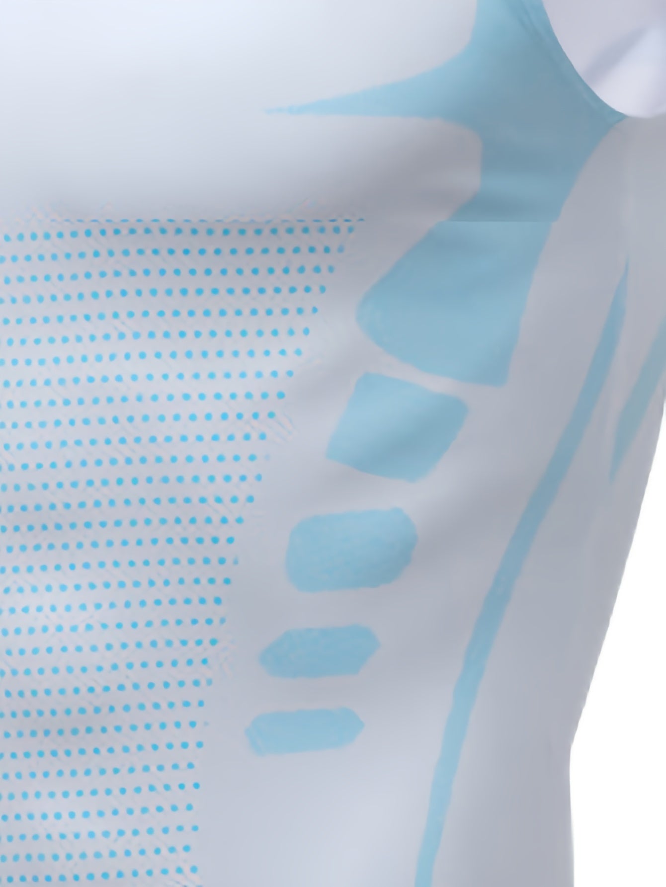 Men's Geometric Pattern Sports Vests Set of Two Quick-Dry Polyester Spandex Sleeveless Tank Tops All-Season Skinny Fit