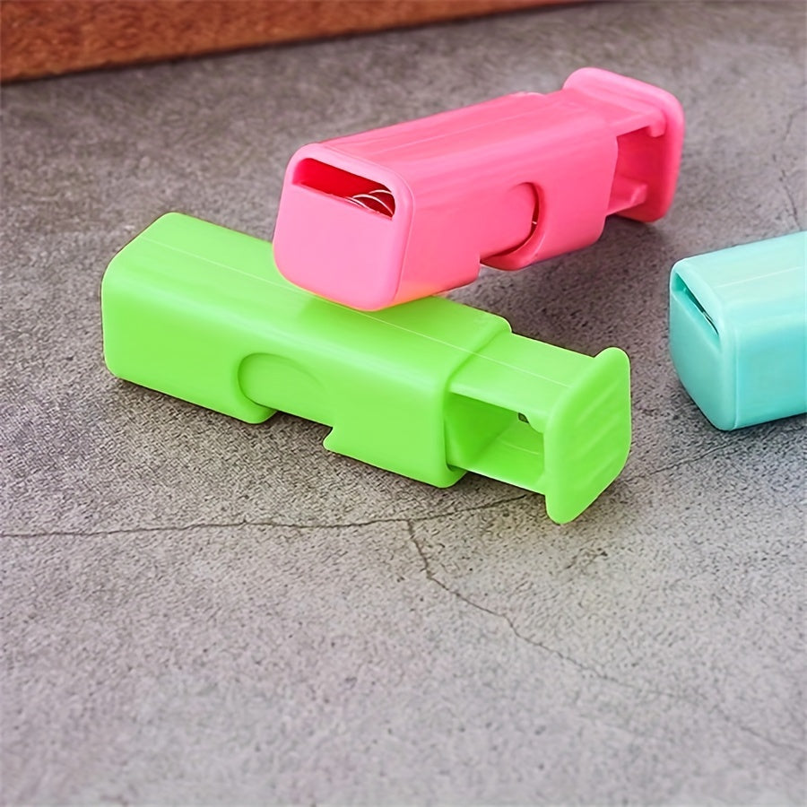 Ovqat saqlash va yangi holatini saqlash uchun 10 ta rang-barang plastmassa sumka kliplar to'plami