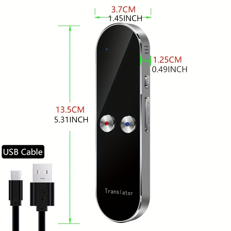 Portable Wireless Language Translator Device for Real-Time Voice and Text Translation