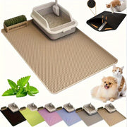 XL Double-Layer EVA Cat Litter Mat Waterproof Anti-Slip Urine Resistant Easy to Clean Durable Odorless 6 Colors