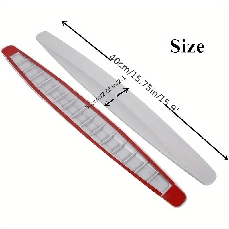 Old va orqa to'qnashuvdan himoya qilish va eshik tanasining chizishidan saqlash uchun kauchuk avtomobil bumpers himoyachilari, 2 dona.