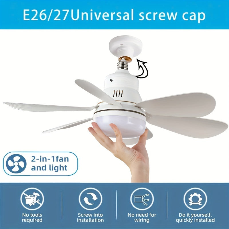 Ceiling fan with remote control adjustable light fan easy to install LED lights
