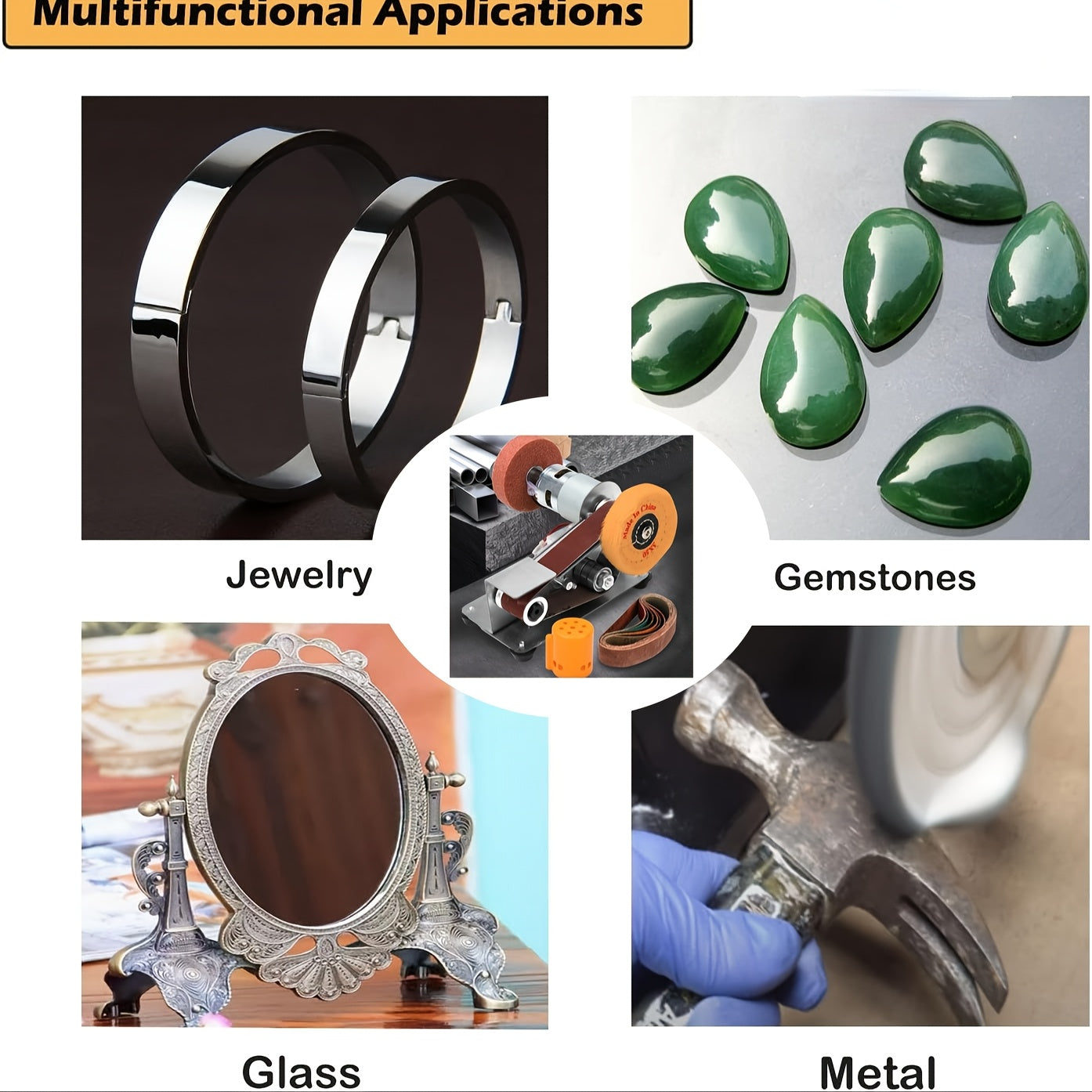 Electric Knife Sharpener with 7 Adjustable Speeds for Kitchen, Crafting, Hunting and Woodworking