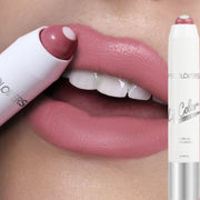 Mujer Nude Sandwich Lipstick Hidratante de larga duración y no pegajoso