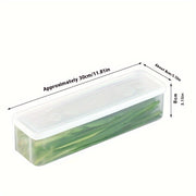 2-Pack Plastic Fresh-Keeping Storage Containers for Vegetables Refrigerator Organizer Bins
