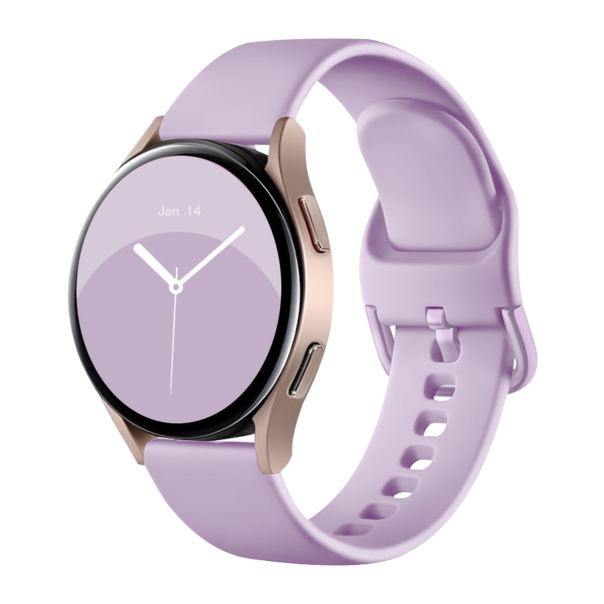 Klassik bir rangli silikon soat to'plami, turli Samsung Galaxy Watch modellari, jumladan Active 2, Watch 5 Pro va Watch 6 Classic bilan mos keladigan qora kamar bilan. 20mm yumshoqni o'z ichiga oladi.