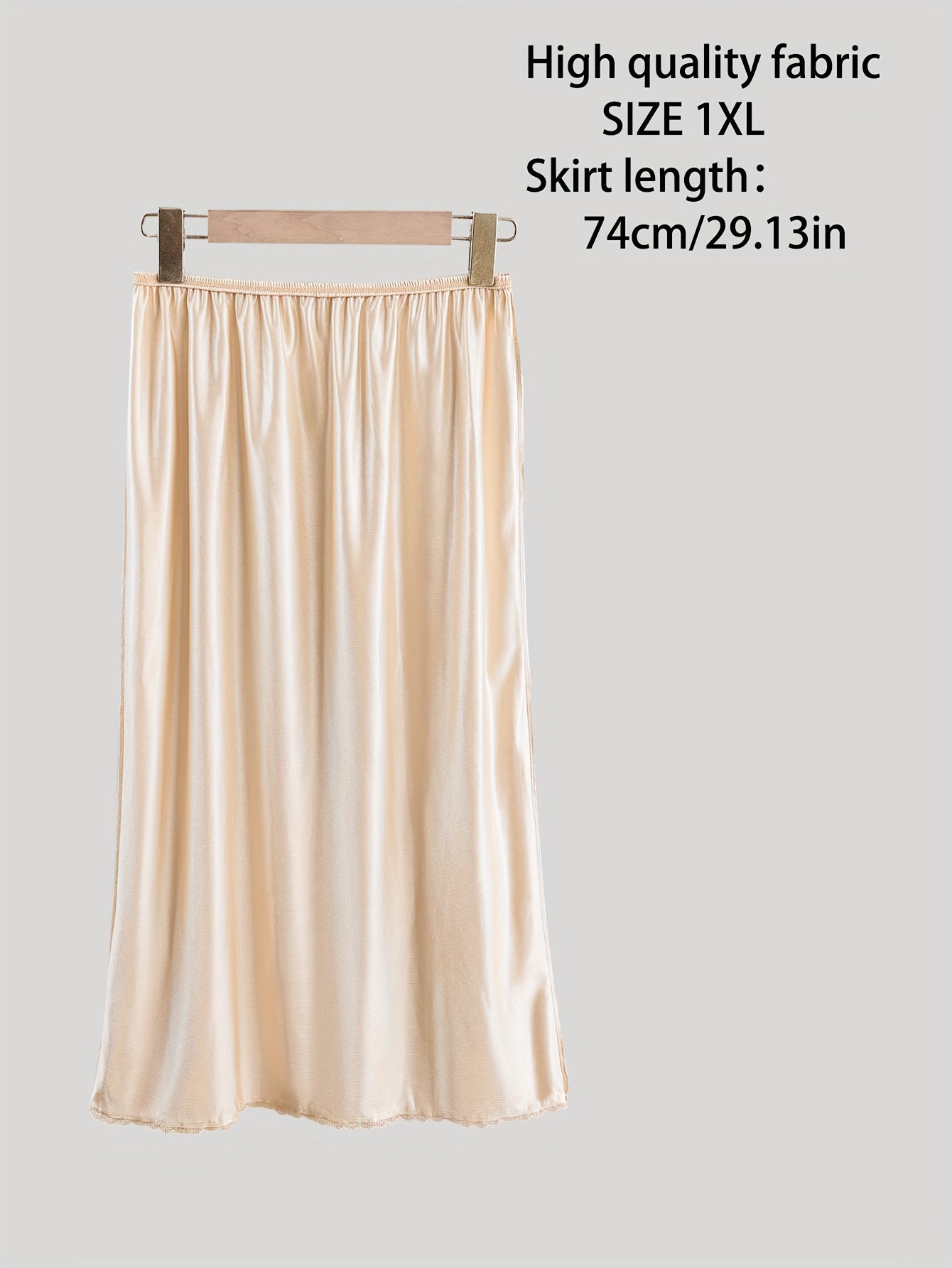 Women's Plus Size Midi Slip Dress Two-Pack All-Season Lace Contrast