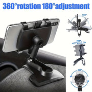 Universal Car Dashboard Phone Holder 360° Rotating Adjustable Mount