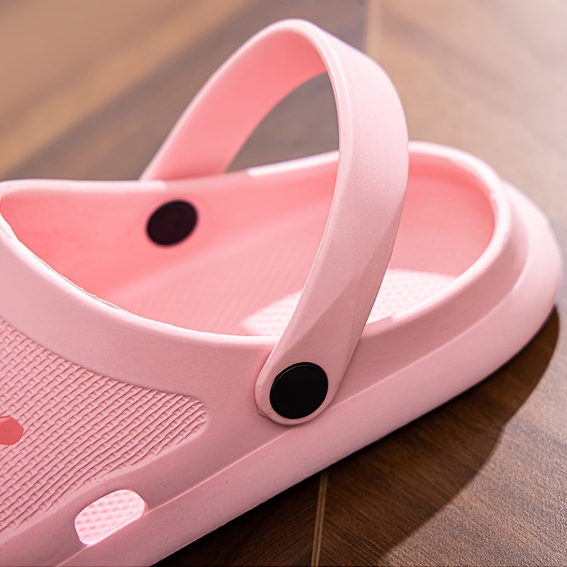 Women's Solid Color Clogs Casual Garden Slip-On Shoes