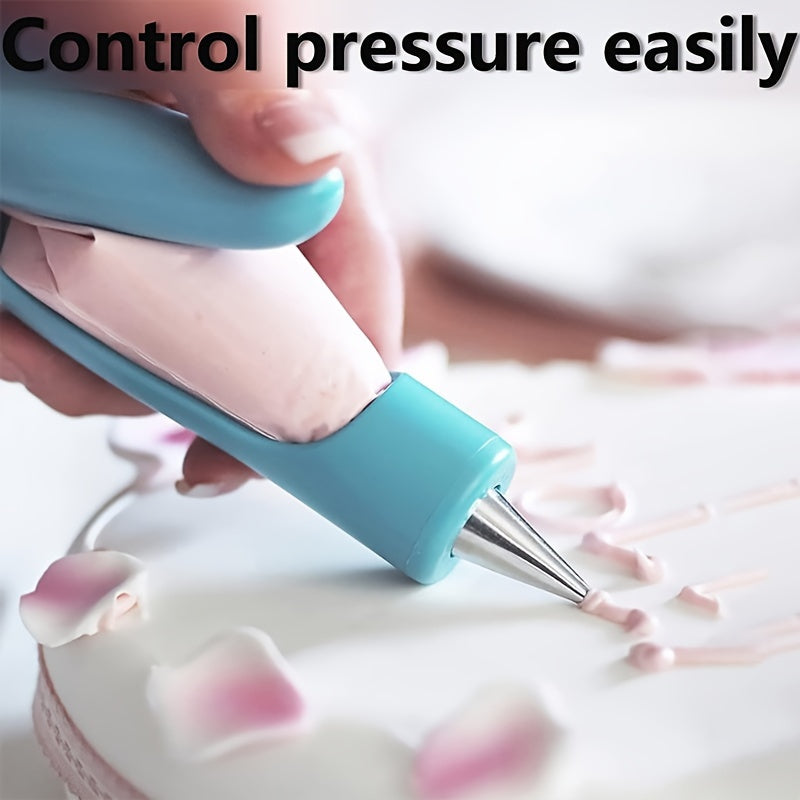 Cake Decorating Kit with Stainless Steel Tips Reusable Pastry Bags and Coupler