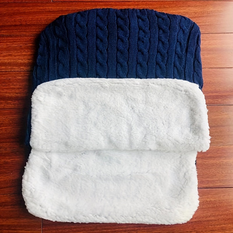 Baby Fleece Bag for Infants Thick Knitted Warm Stroller Bag