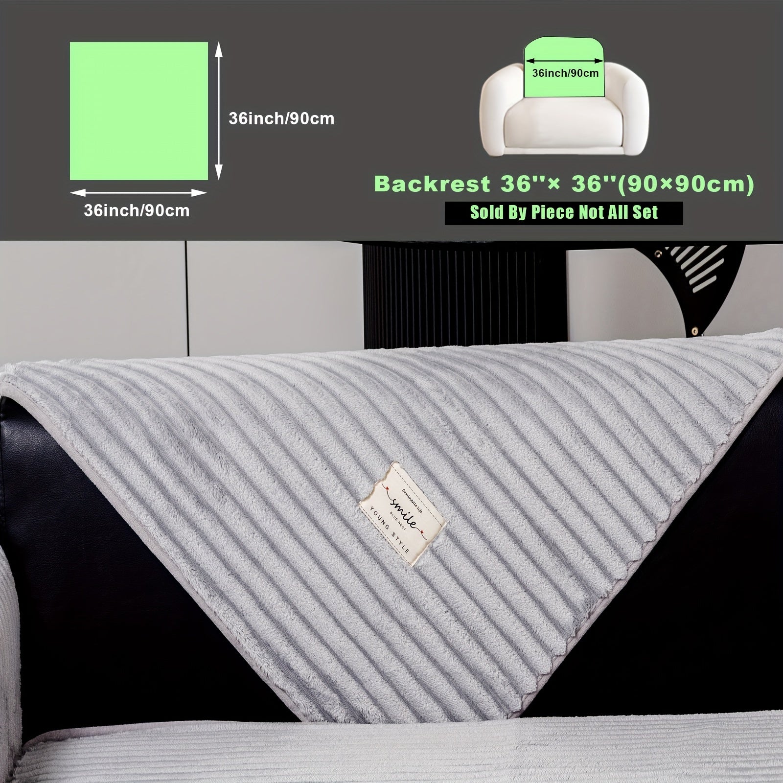 Плюшевый чехол на диван из бархата, противоскользящий, для домашних животных, моющийся в машине, современный стиль, все размеры