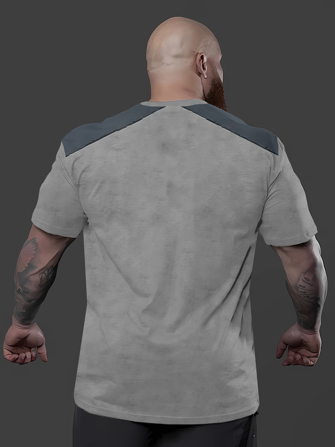 Футболка в стиле ретро с большим размером, с узором и трикотажной тканью