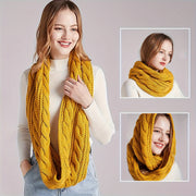 Women's Infinity Scarf Knit Warm Soft Autumn Winter Elastic Coldproof Neck Cover