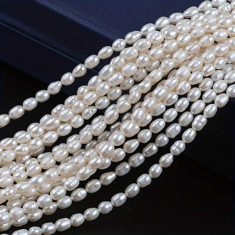 Freshwater Pearl Beads 20cm 4.8-5.2mm for Jewelry Making DIY Accessories
