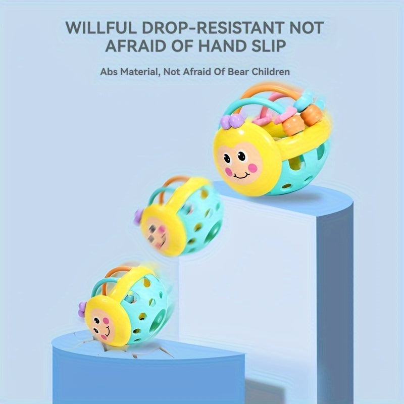 Sensory Rattle and Teething Balls for Babies 0+ Soft ABS Mixed Color