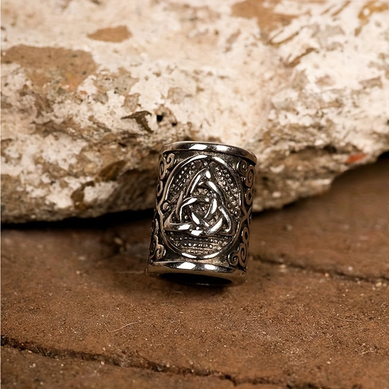 Set of 5 Nordic Viking Beard Beads for Braids and Jewelry Making Men Women