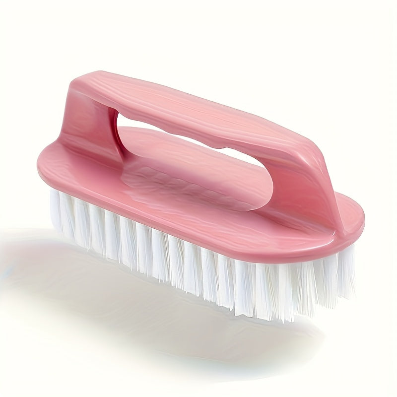 Soft Bristle Laundry Scrubber with Long Handle for Shoes and Cleaning
