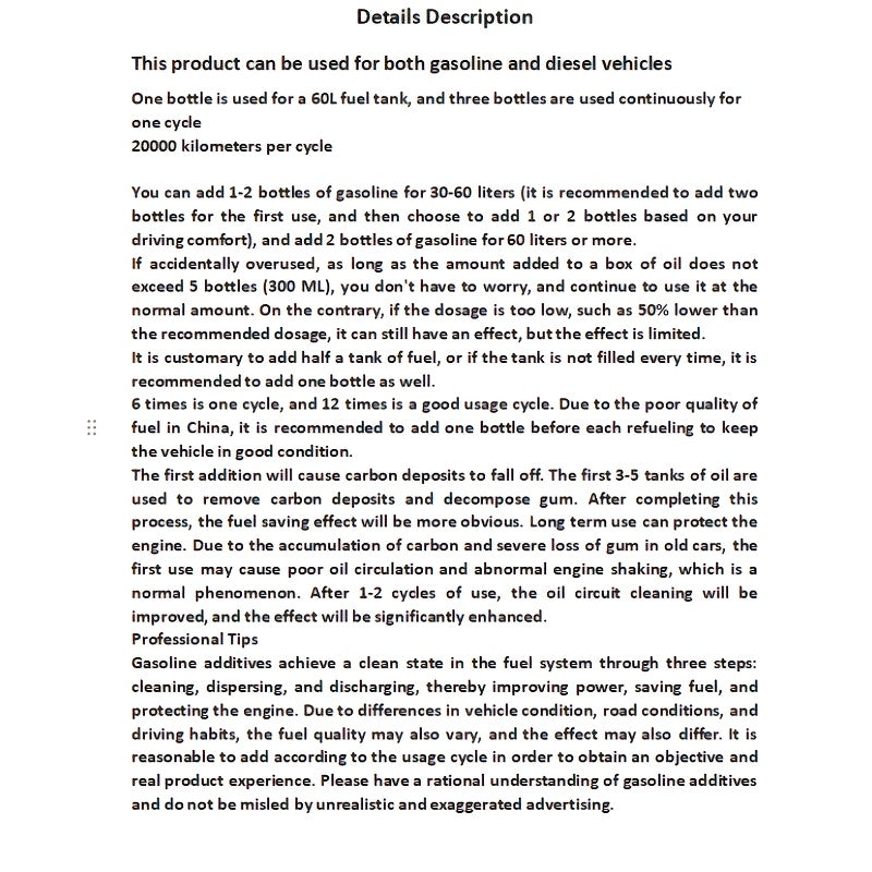 Car Engine Carbon Cleaning Kit 120ml Catalytic Converter Cleaner Accelerator