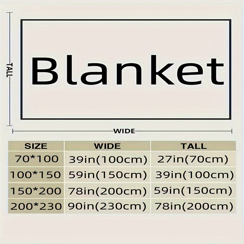 Faux Rabbit Fur Throw Blanket White Geometric Snuggle Cozy Sofa Bed