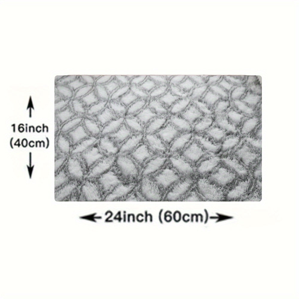 Alfombra de área con patrón de monedas de cobre suave y esponjosa, alfombra de poliéster antideslizante para sala de estar y dormitorio