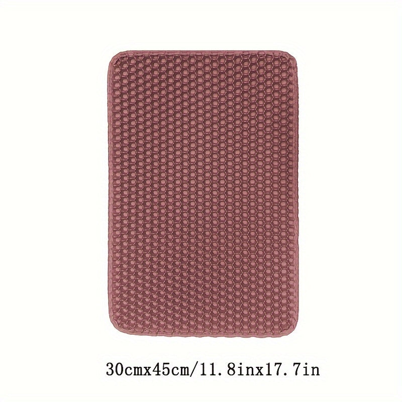 Double Layer EVA Cat Litter Mat Non-Slip Waterproof Large