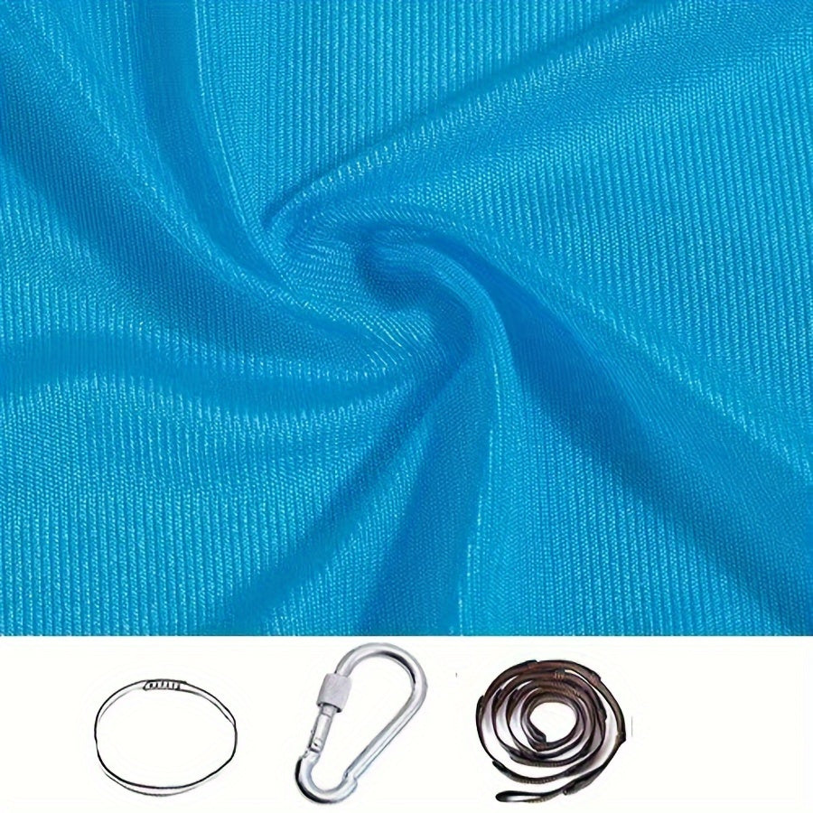 Elastic Hammock for Indoor and Outdoor Use 100x280cm Red Nylon Air Yoga Hammock