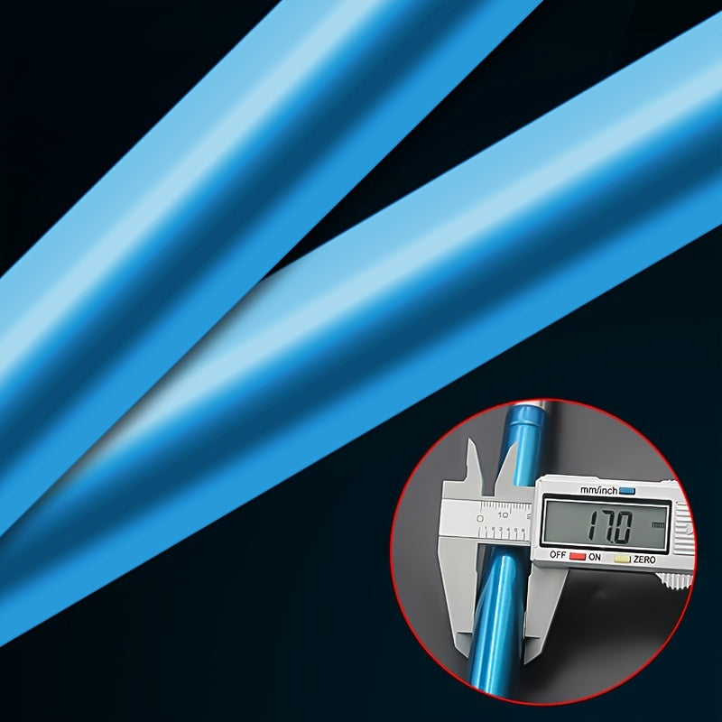 Adjustable Stainless Steel Fishing Rod Holder with Ground Spike Red or Blue