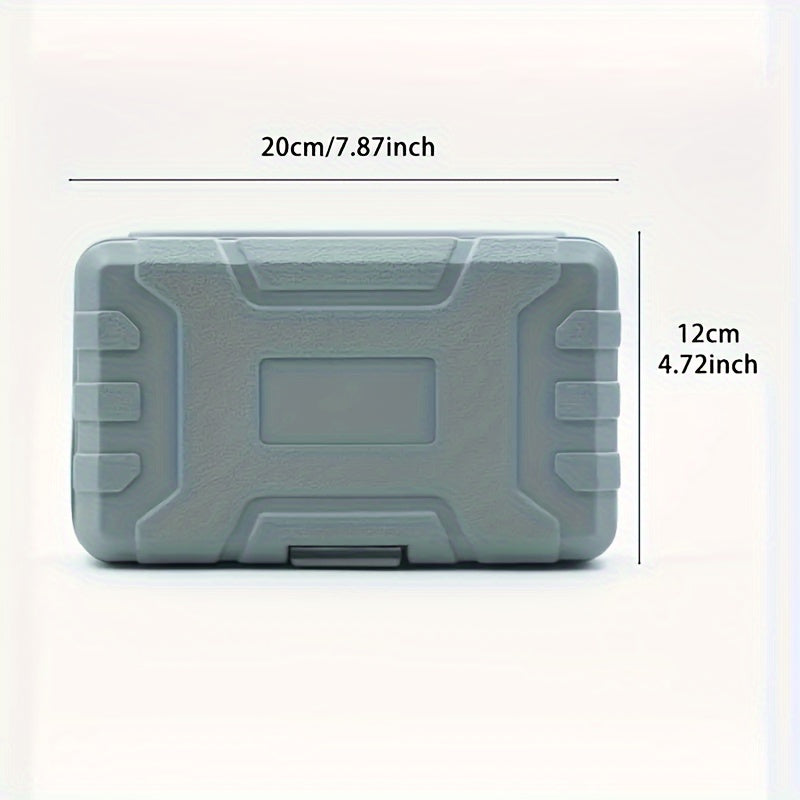 24-Piece Home Repair Tool Kit with Carbon Steel Pliers Wrench Hammer Screwdriver in Yellow Case