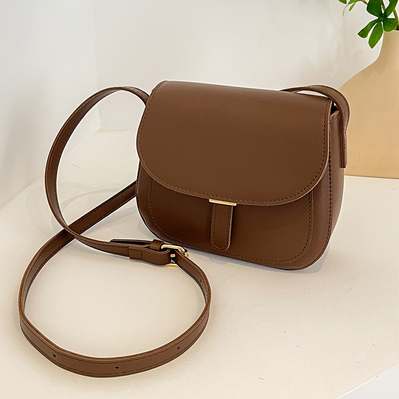 Black Mini Square Bag Crossbody Shoulder Bag Fashion Small PU Bag