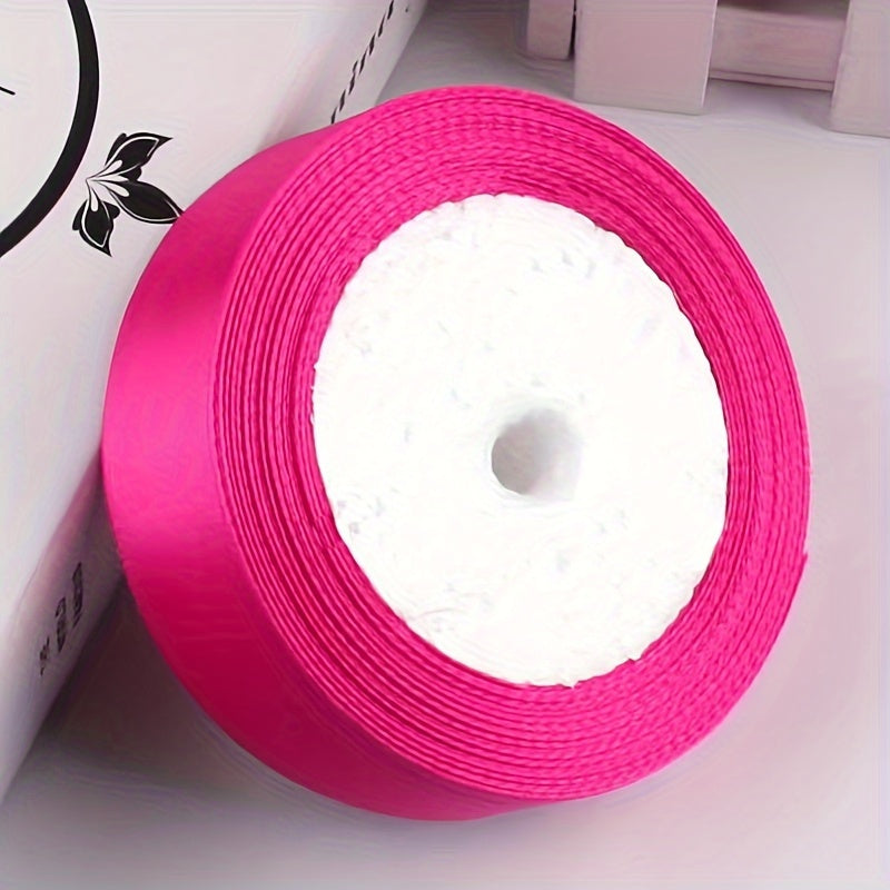 25 Yards Satin Ribbon for Headbands Gift Wrapping Crafts 2.5cm Wide