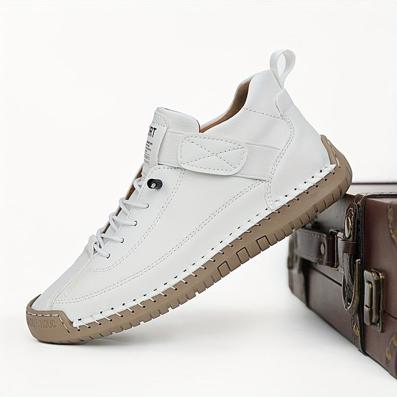 Women's Retro Casual Sneakers Non-Slip Rubber Sole All-Season Lace-Up Shoes