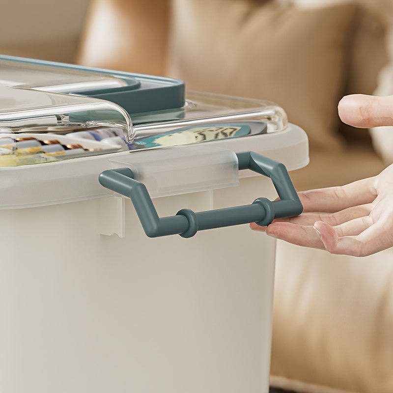 Caja de almacenamiento de medicamentos de múltiples capas a prueba de agua para viajes y hogar, organizador de plástico duradero