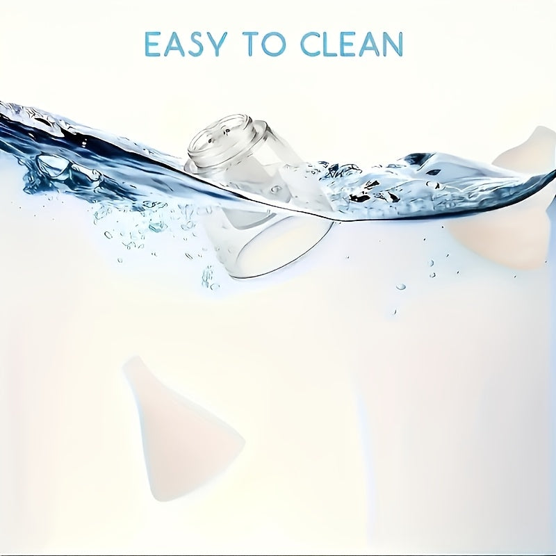 1 dona Portativ Elektron Burun Aspiratori, Qisqa Zaryadlanadigan USB Yuqori Tozalovchi, Burun tiqilishi uchun, Uyda foydalanish uchun mukammal sovg'a, ≤36V, 500mAh Lityum Polimer Batareya