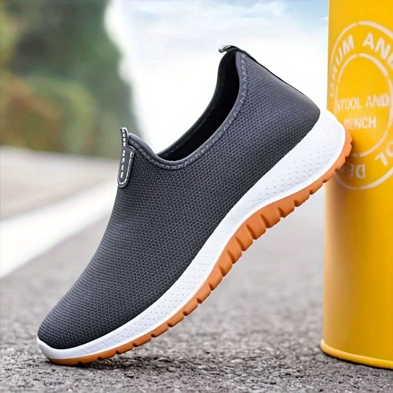 Women's Casual Slip-On Sneakers Breathable Fabric Rubber Sole All-Season Low Top