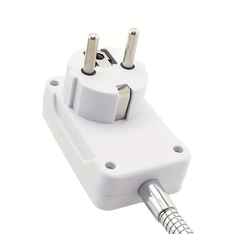 E27 to EU Plug Wall Lamp Adapter with Switch for Festivals 220-240V AC