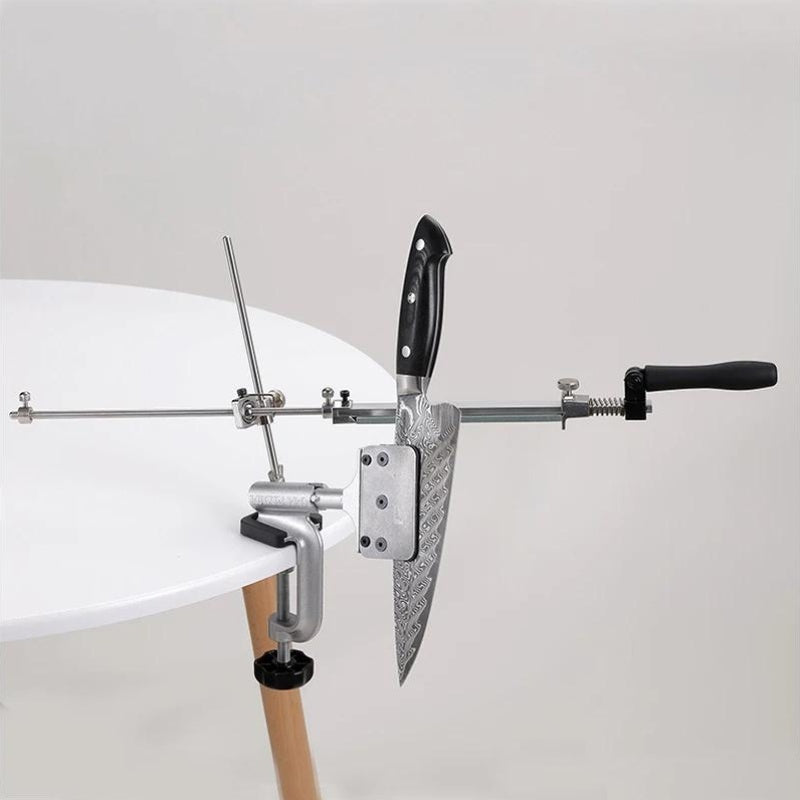 Sistema de afilado de diamantes para cuchillos con cortador de ángulo fijo y juego de piedras manual, incluye tira de cuero para cuchillos de cocina y caza, no eléctrico, versátil