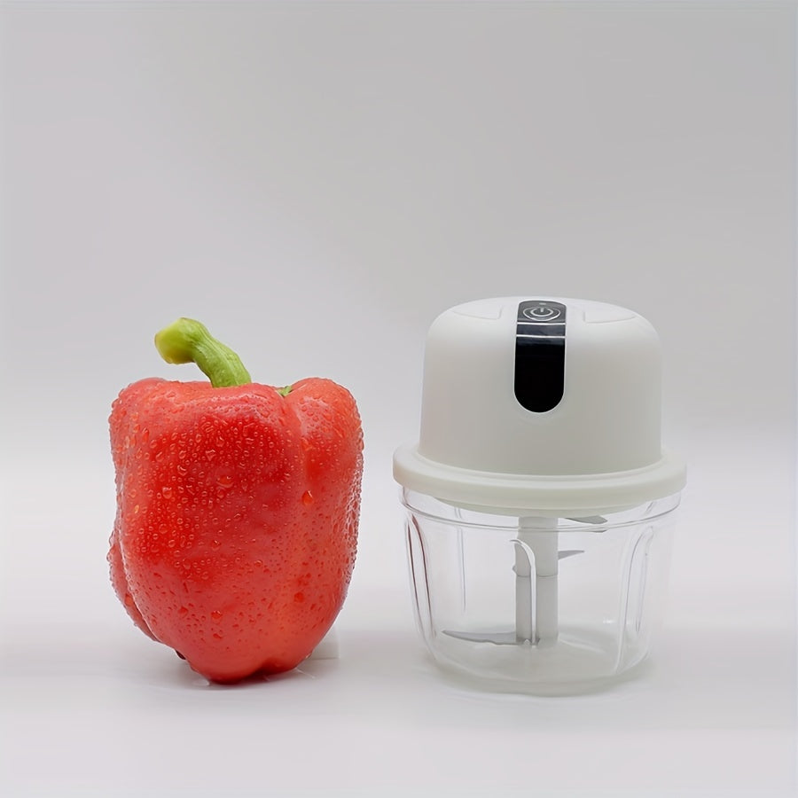 350МЛ USB Беспроводной Электрический Нарезчик для Еды Мини Чесночный Мельничка Перец Чили Орех Мясорубка