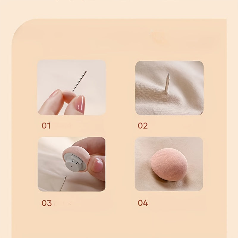  paxta to'shagi uchun yostiq va quvvatlar uchun yostiq yopishtiruvchi, qulay o'rnatish, oson tozalash