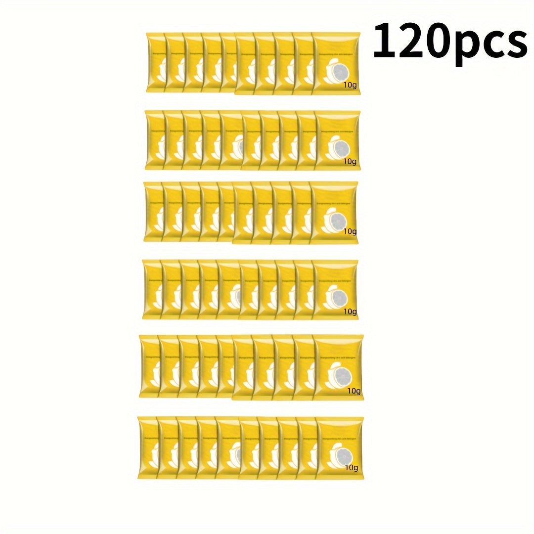 Paquete de 120 unidades de polvo limpiador de acero inoxidable de 10g, desengrasante de uso intensivo, no tóxico