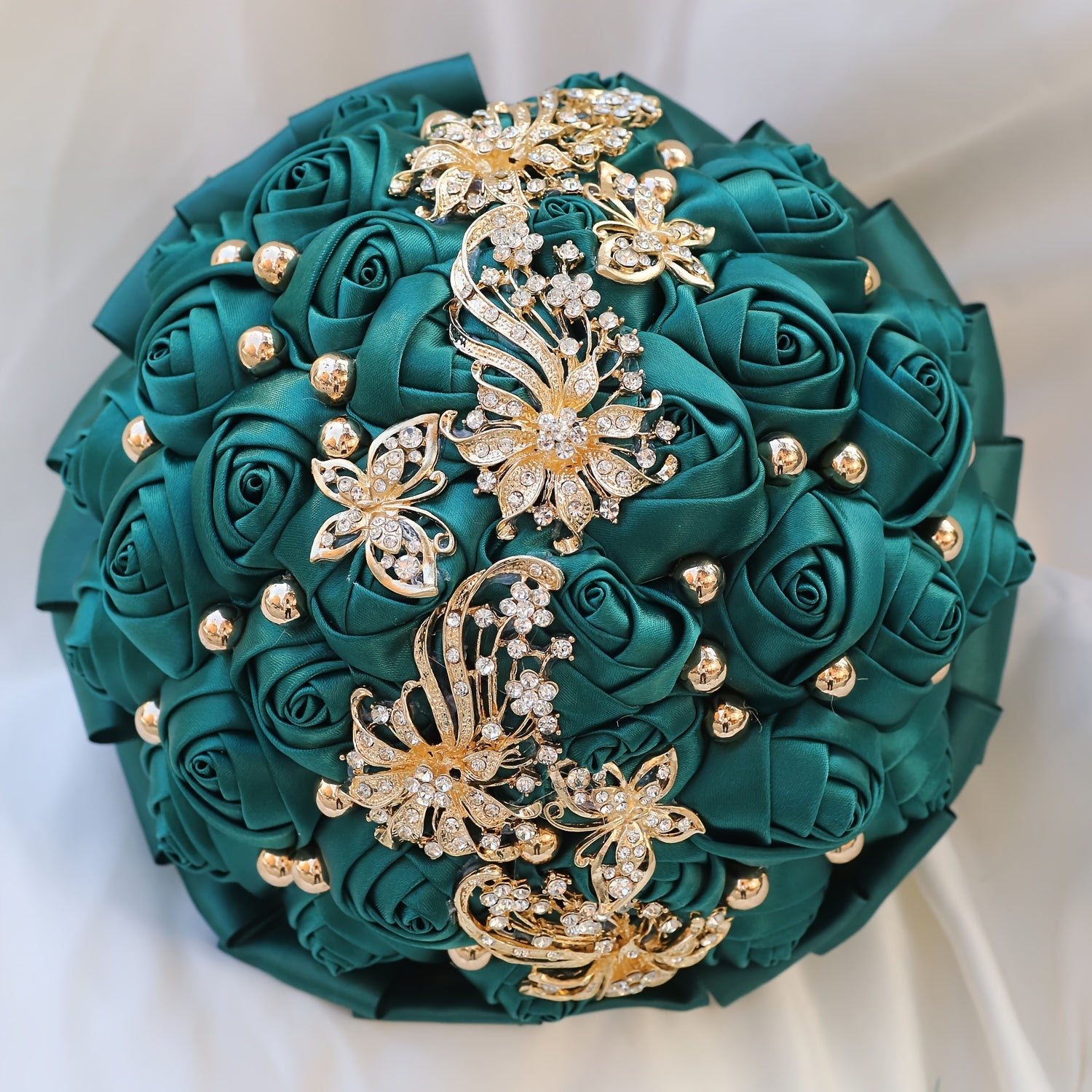 Elegant Qizlar uchun gullar to'plami Qizil samoviy güllar bilan Kristal va Marjon tafsilotlari bilan