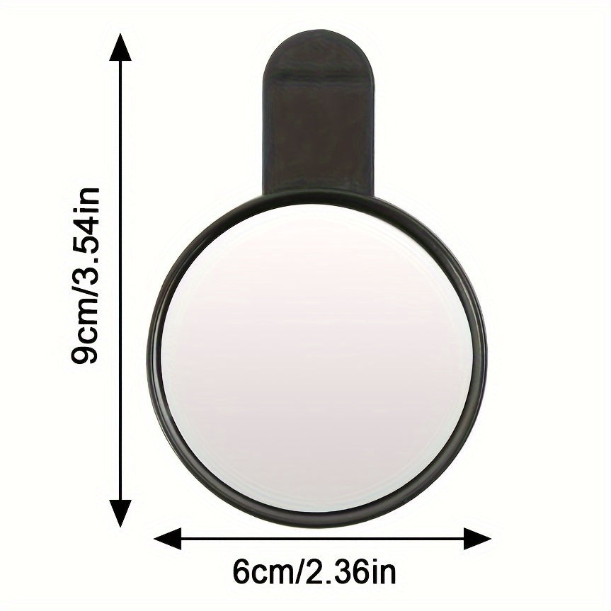 Portativ Smartfon Kamera Oyna Aks Siltash Klipi To'plami, Saqlash Sumkasi bilan, Orqa Selfie Oynasi, Plastik Material, Batareyasiz.