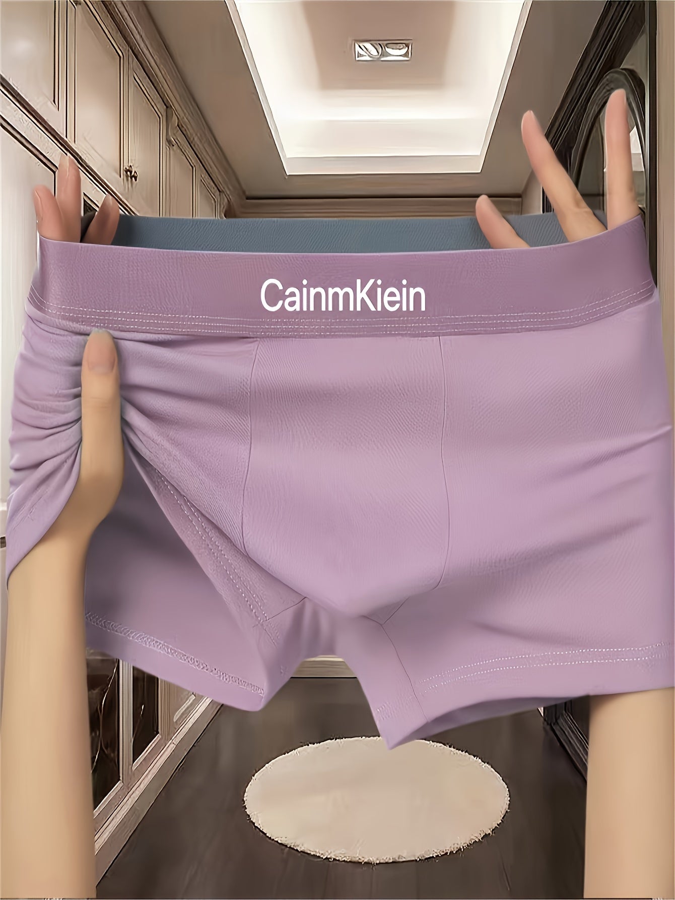 Men's Low-Rise Boxer Briefs Set of 6 Breathable Quick-Drying Polyester Spandex Underwear